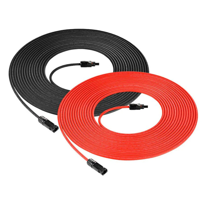 Rich Solar 10 Gauge (10AWG) 100 Feet Solar Panel Extension Cable Wire With Solar Connectors