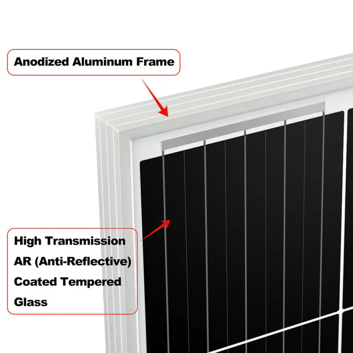 Rich Solar Mega 200 Watt 12 Volt Monocrystalline Solar Panel