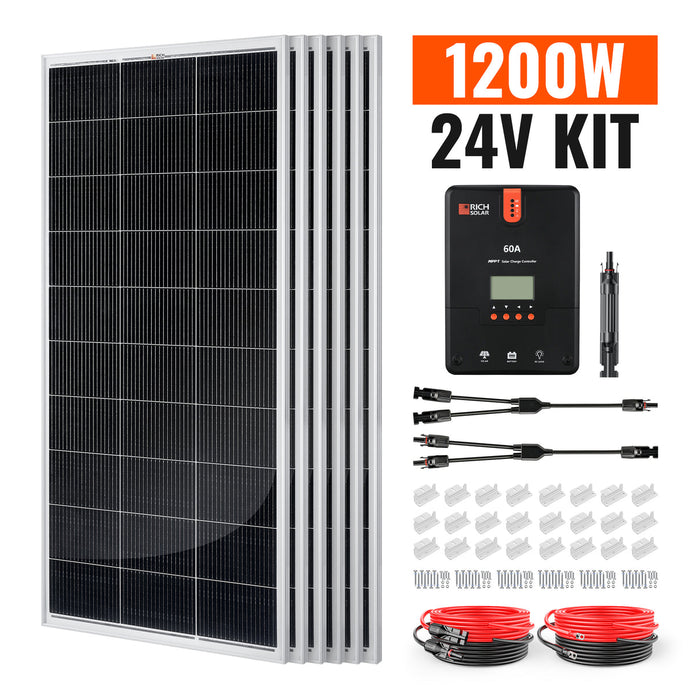 Rich Solar 400W-1600W RV & Camping Solar Kit