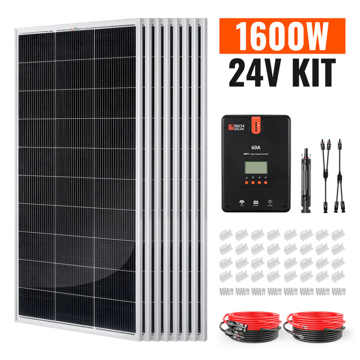 Rich Solar 400W-1600W RV & Camping Solar Kit