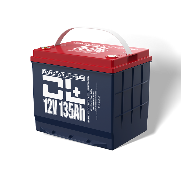Dakota Lithium DL+ 12V 135Ah Dual Purpose 1000CCA LiFePO4 Battery
