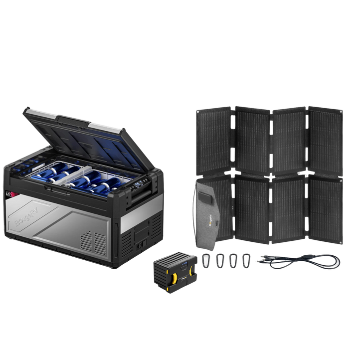 BougeRV Rocky 41QT Dual Zone 12V Portable Fridge