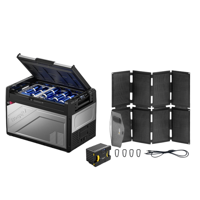 BougeRV Rocky 55QT Dual Zone 12V Portable Fridge