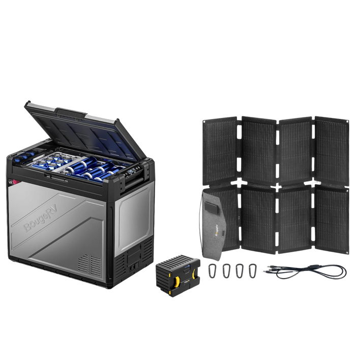 BougeRV Rocky 81QT Dual Zone 12V Portable Fridge