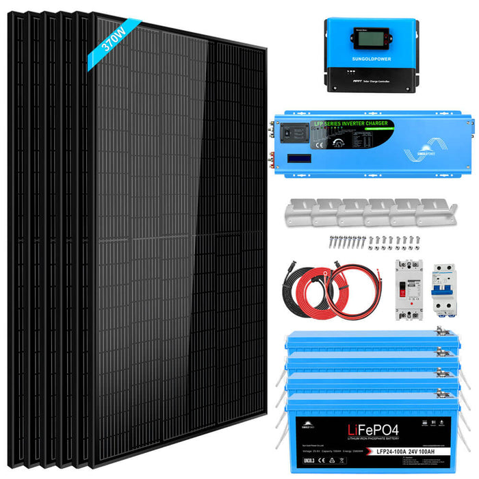 SunGoldPower 6000W Off Grid Solar Kit