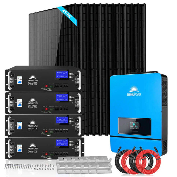 SunGoldPower 6500W/8000W 48V Off-Grid Solar Kit