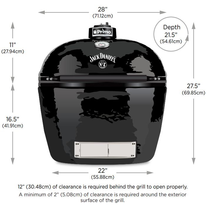 Primo Oval XL 400 Charcoal Kamado Grill