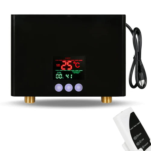 Tankless Water Heater, 3000W Mini Electric Instant Hot Water Heater