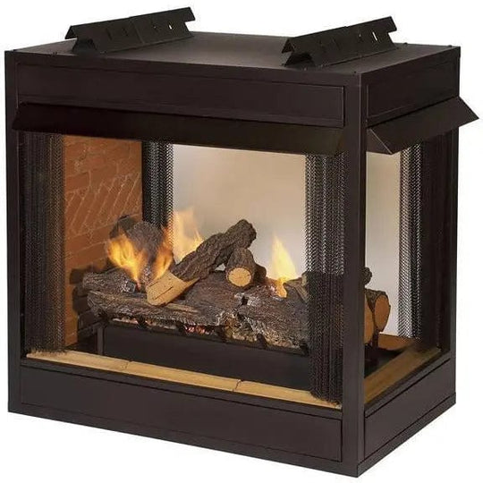 American Hearth Lincoln Premium 36" Peninsula Vent-Free Gas Firebox
