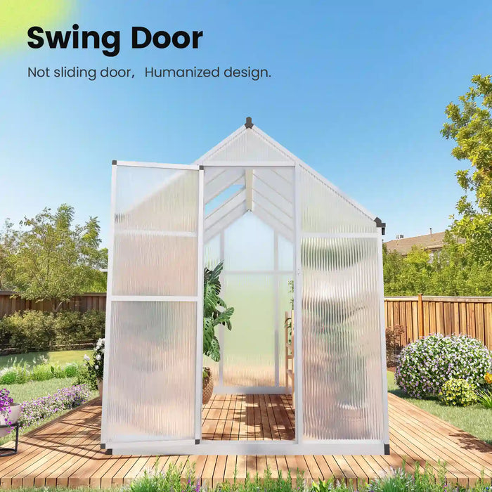 KING BIRD Walk-in Polycarbonate Greenhouse