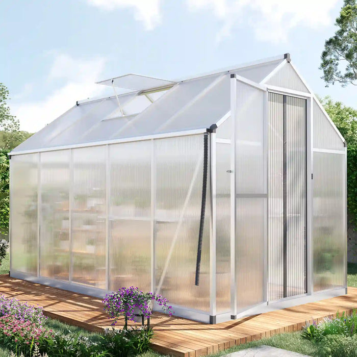 KING BIRD Walk-in Polycarbonate Greenhouse