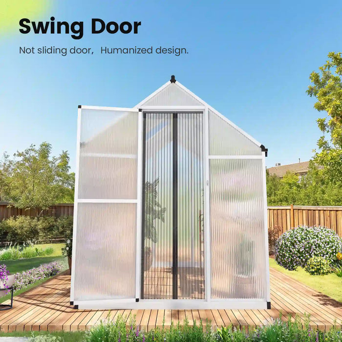 KING BIRD Walk-in Polycarbonate Greenhouse