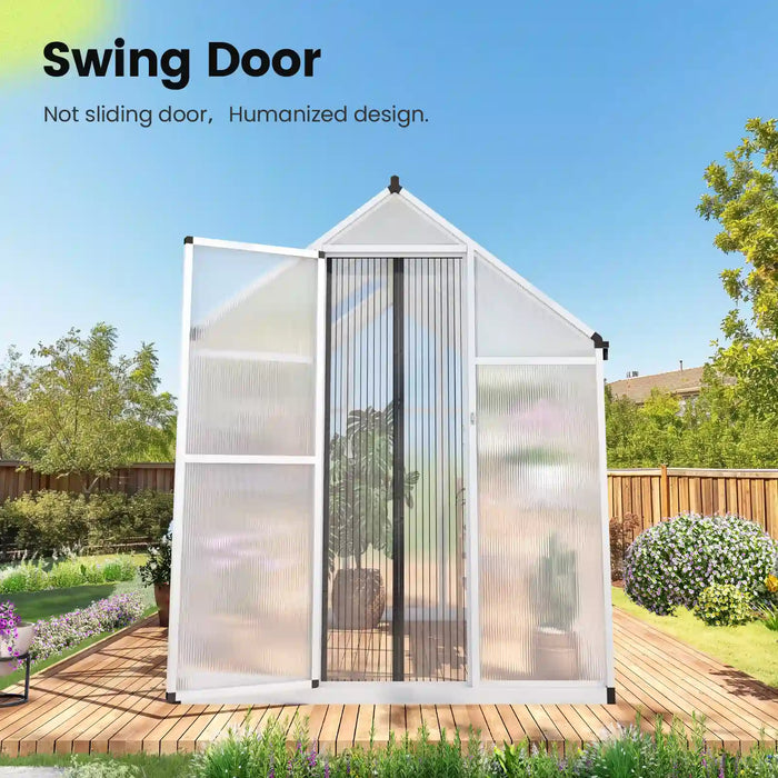 KING BIRD Walk-in Polycarbonate Greenhouse