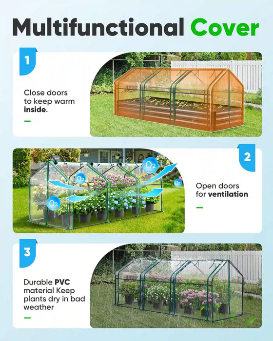 Quictent 95" x 36" x 36" Small Greenhouse