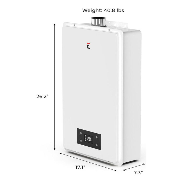 Eccotemp 6.5GB-ING Builder Series Indoor Natural Gas Tankless Water Heater 6.5 GPM