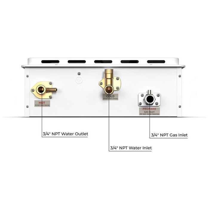 Eccotemp 7GB-LP Builder Series Outdoor Liquid Propane Tankless Water Heater 7.0 GPM