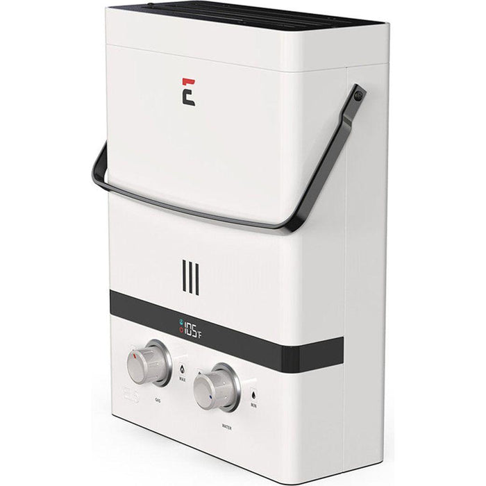 Eccotemp Bundle EL5-PS-LP Luxé Portable Outdoor Tankless Water Heater 1.5 GPM with / EccoFlo Diaphragm 12V Pump and Strainer - BELOW  $498