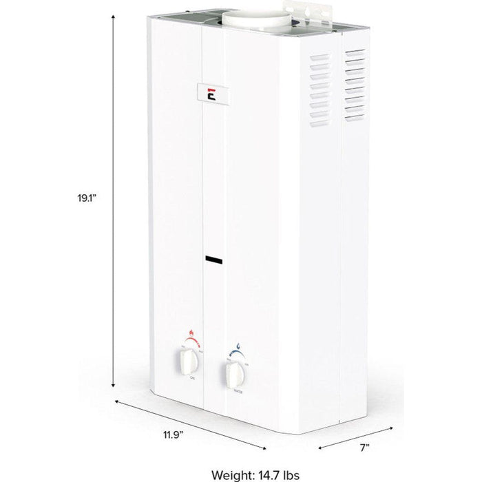 Eccotemp Bundle L10-SET-LP Portable Outdoor Liquid Propane Tankless Water Heater 3.0 GPM with / Shower Set - BELOW  $498