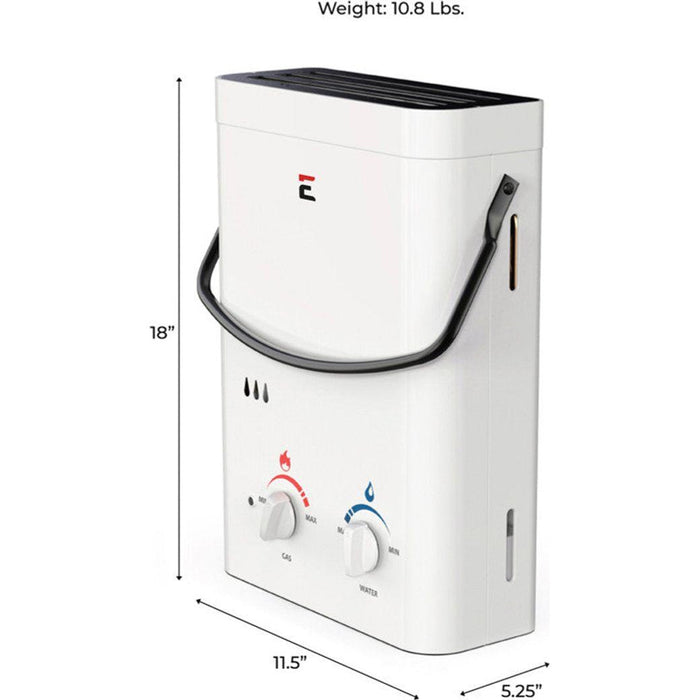 Eccotemp L5-LP Outdoor Portable Liquid Propane Tankless Water Heater 1.5 GPM - BELOW  $498