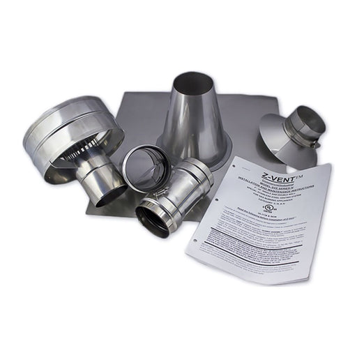 Eccotemp Parts and Accessories 2SVSRPKE03  3" Vertical Stainless Steel Z-Vent Water Heater Vent Kit - BELOW  $498