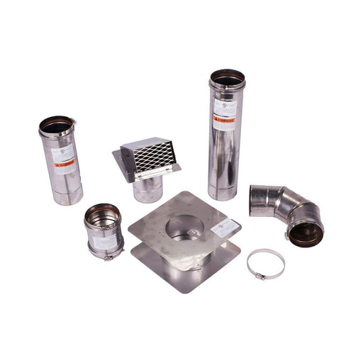 Eccotemp Parts and Accessories 2ZVWB04  4" Horizontal Stainless Steel Z-Vent Water Heater Vent Kit   ** - BELOW  $498