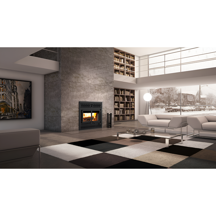 Valcourt Crown Style Faceplate For Waterloo High-Efficiency Fireplace