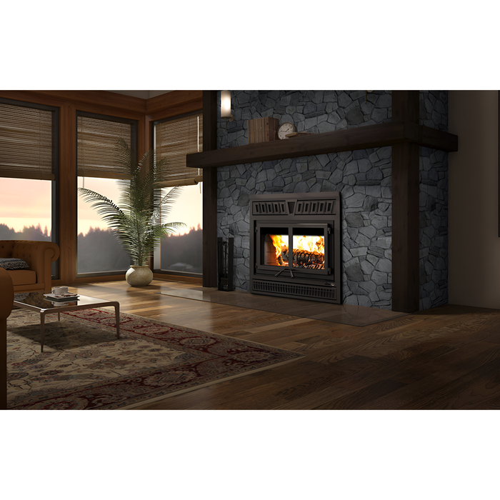 Valcourt Crown Style Faceplate For Waterloo High-Efficiency Fireplace