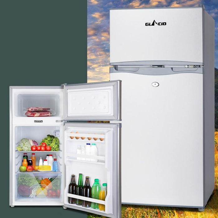 Glacio 100L Portable Fridge Bar Freezer Cooler Upright 12V/24V/240V