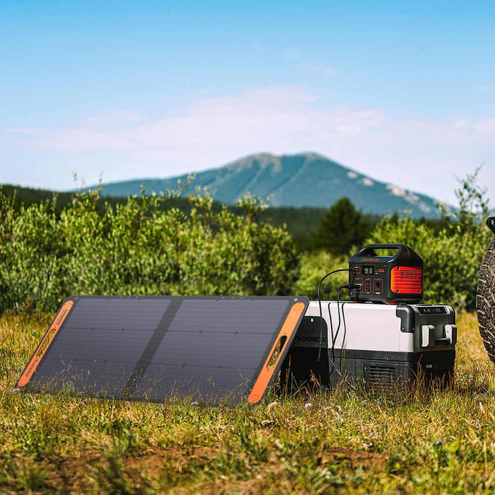 Jackery 500 Portable Solar Generator with SolarSaga 100W