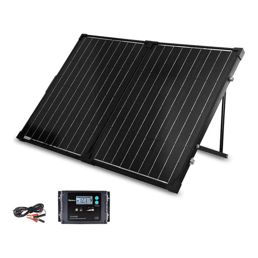 Renogy 100 Watt 12 Volt Monocrystalline Foldable Solar Suitcase with Voyager