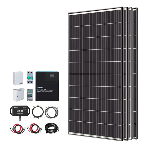 Renogy 1200W/2500W Tiny House Home Cabin Solar Kit