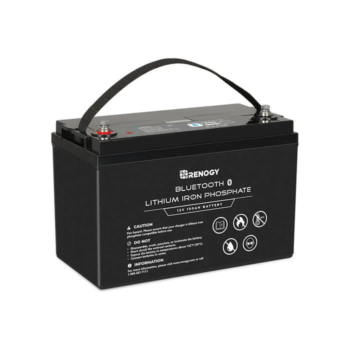 Renogy 12V 100Ah Lithium Iron Phosphate Battery with Bluetooth