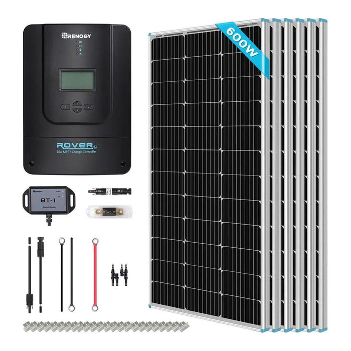 Renogy 400 Watt 12 Volt Solar Premium Kit with MPPT or REGO Solar Charge Controller