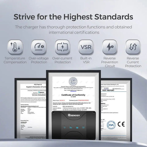 Renogy DCC30S 12V 30A Dual Input DC-DC On-Board Battery Charger with MPPT