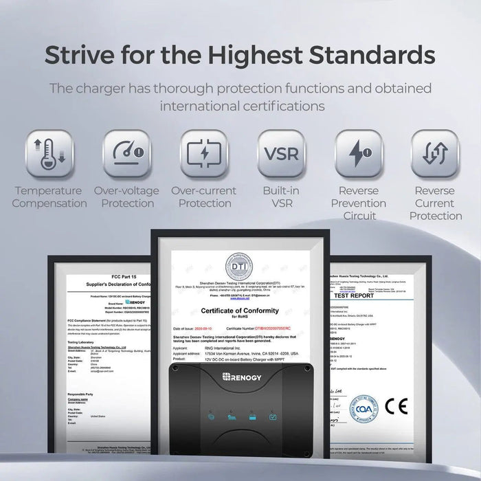 Renogy DCC50S 12V 50A DC-DC On-Board Battery Charger with MPPT