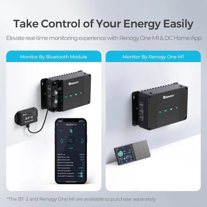 Renogy DCC50S 12V 50A DC-DC On-Board Battery Charger with MPPT