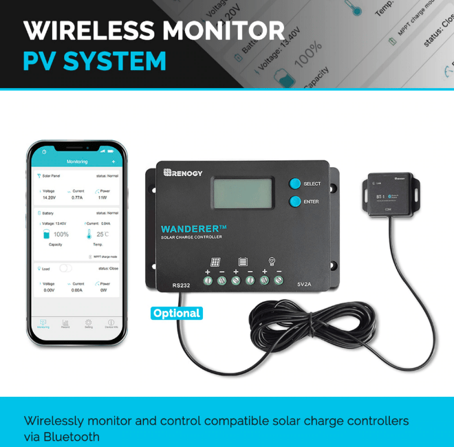 Renogy Wanderer 10A Charge Controller RNG-CTRL-WND10