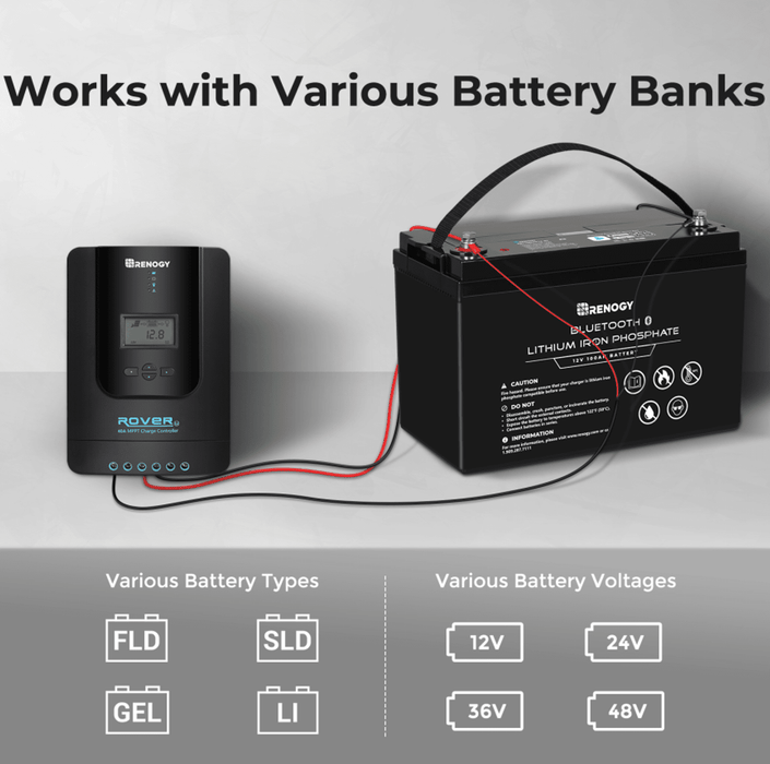 Renogy Battery Voltage Sensor with Battery Ring Terminals